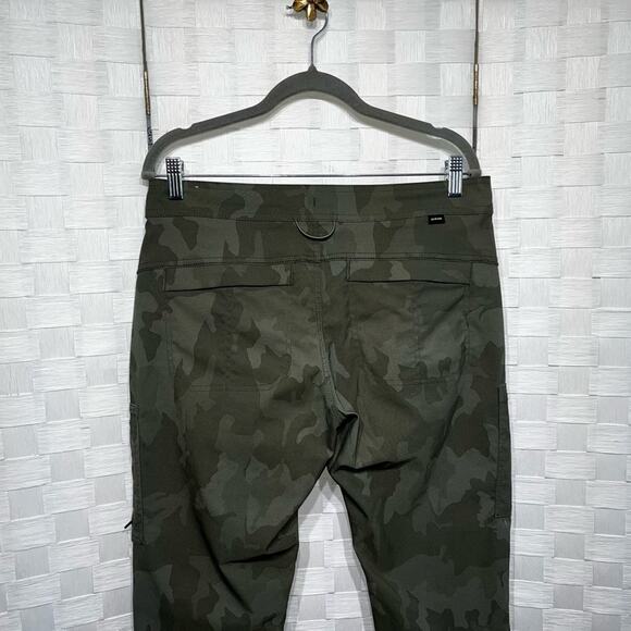 Prana Women’s Halle Jogger II Size 6 Sage Camo Tapered Athletic Bottoms Outdoor - Picture 5 of 13